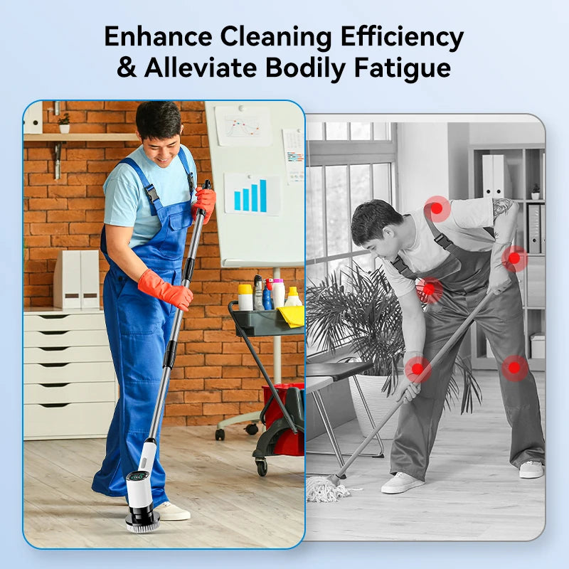 Cordless Electric Cleaning Brush 7-in-1 – Harbor Home Utility