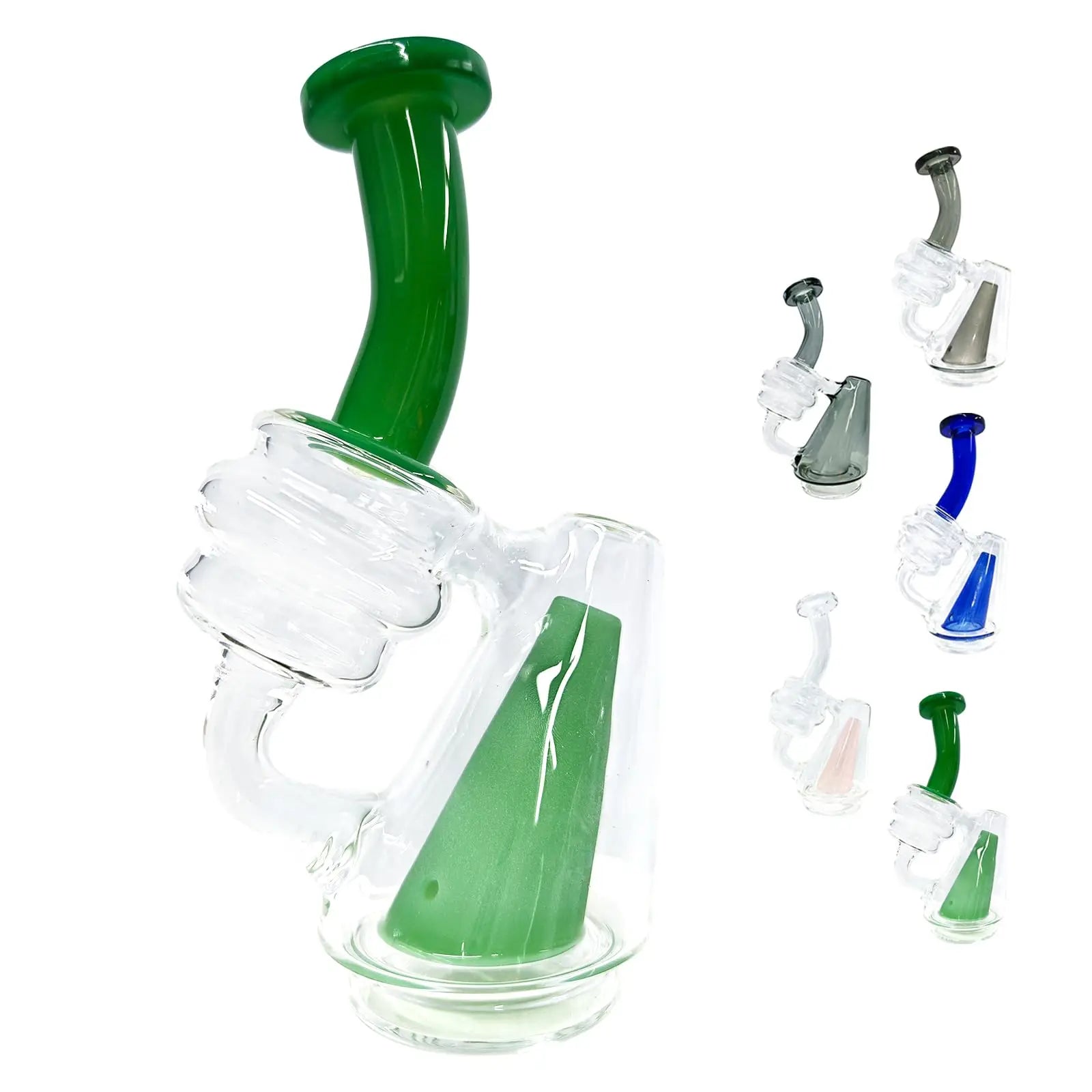 Colored Crystal Vase Home Glass Decorations Mini Glass Vase Desk Ornament For Flowers