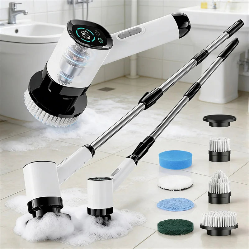 Cordless Electric Cleaning Brush 7-in-1 – Harbor Home Utility