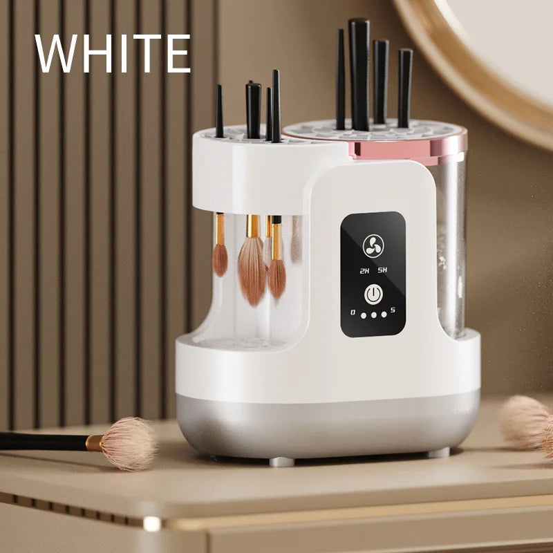 3-in-1 Electric Makeup Brush Cleaner with Dryer & Stand | Automatic USB-Powered Tool for All Brush Sizes Portable Fast-Drying