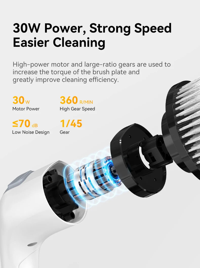 Cordless Electric Cleaning Brush 7-in-1 – Harbor Home Utility