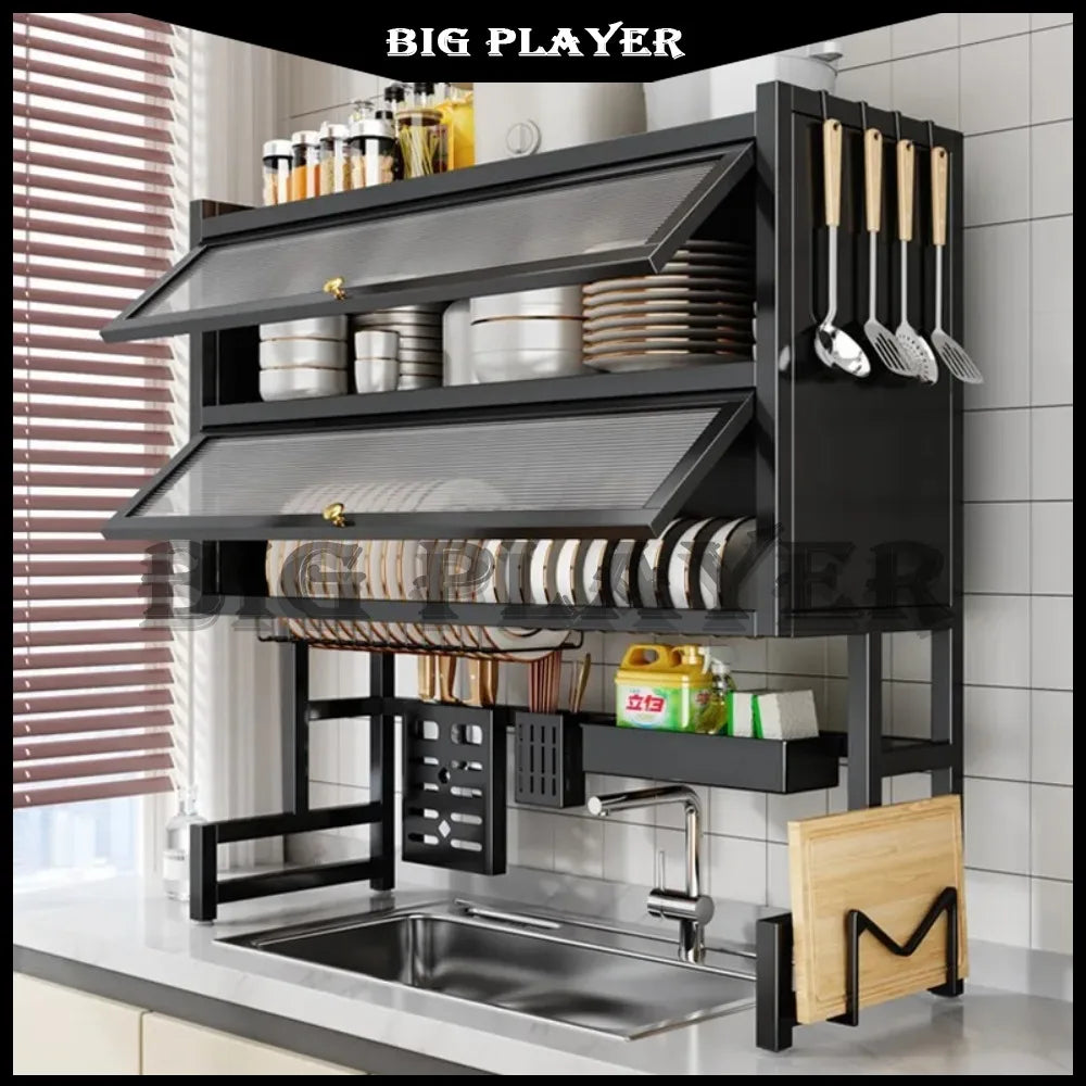 Kitchen Drain Rack Dish  Plate Sink Storage Dishwasher Shelf Tableware Storage Rack