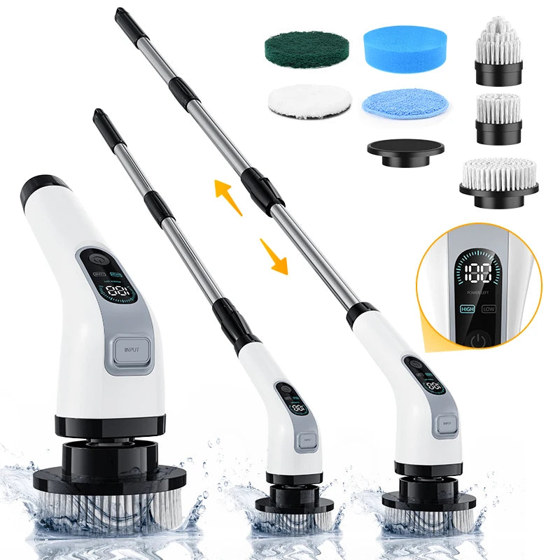 Cordless Electric Cleaning Brush 7-in-1 – Harbor Home Utility
