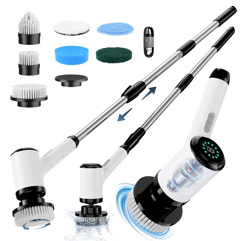 Cordless Electric Cleaning Brush 7-in-1 – Harbor Home Utility