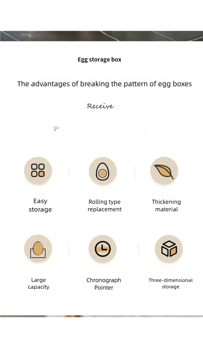 Multi layer combination automatic rolling egg box, refrigerator storage box dedicated side door egg tray,  refrigerator egg rack