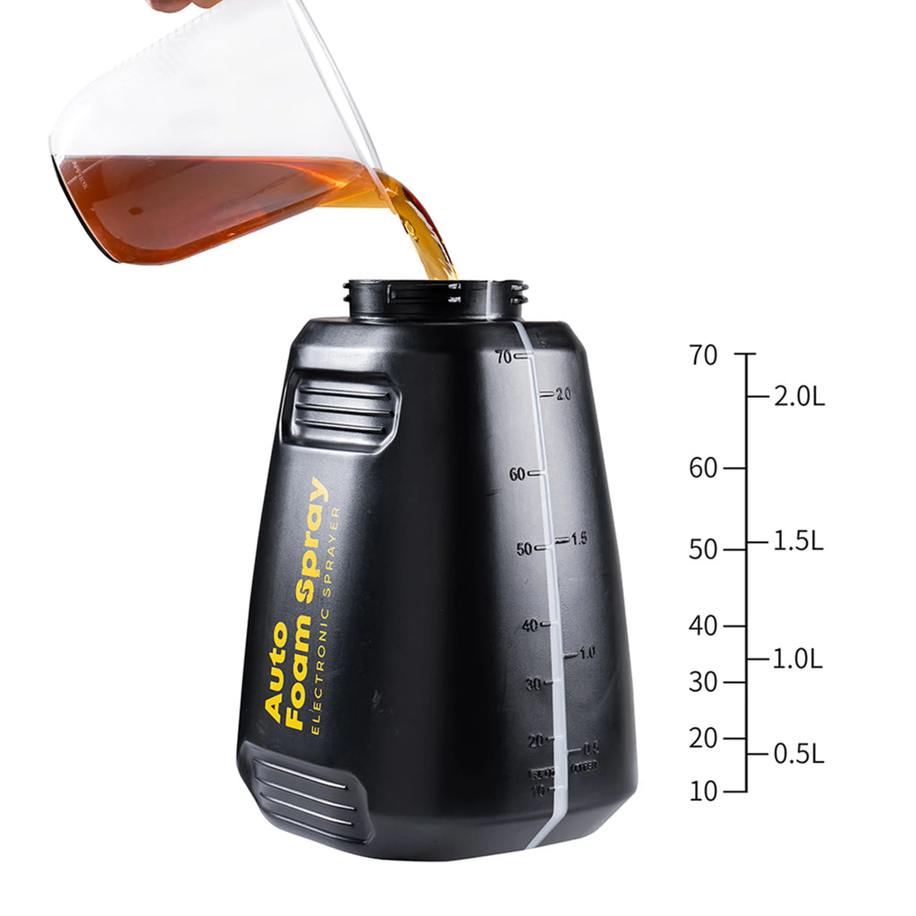 Electric Foam Sprayer Car Wash Motorcycle Clean Detailing Snow  Cannon High Pressure Water Gun  Generator Lance Wap Manual