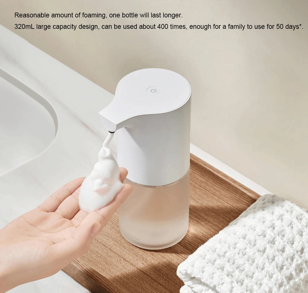 Mijia Soap Foam Dispenser 1S Automatic Induction Hand Washer USB Rechargeable Foaming Machine Home Appliance