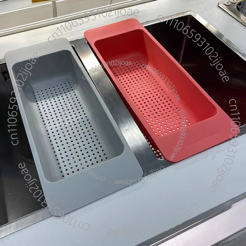 Filter Basket, Household Sink, Plastic Sprinkler Rack, Drain Rack, Sink, Vegetable Washing Basin, Drain Basket, Dishwashing