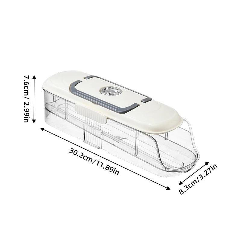 Multi layer combination automatic rolling egg box, refrigerator storage box dedicated side door egg tray,  refrigerator egg rack