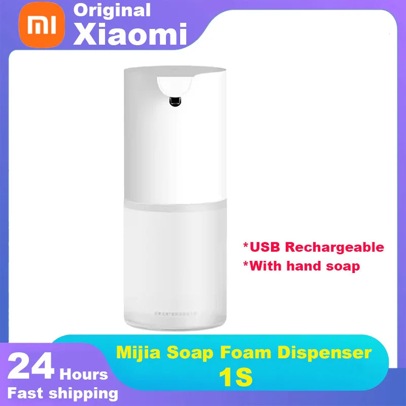 Mijia Soap Foam Dispenser 1S Automatic Induction Hand Washer USB Rechargeable Foaming Machine Home Appliance