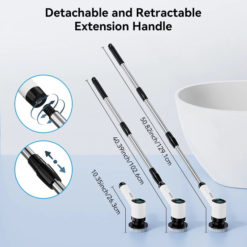 Cordless Electric Cleaning Brush 7-in-1 – Harbor Home Utility