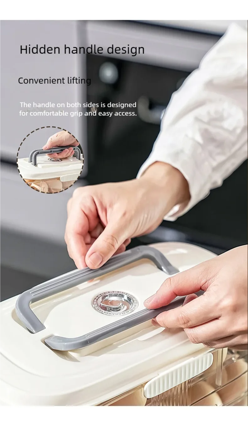 Multi layer combination automatic rolling egg box, refrigerator storage box dedicated side door egg tray,  refrigerator egg rack