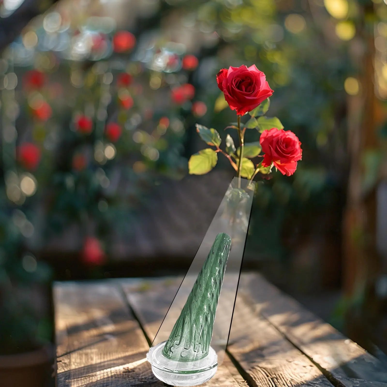 Colored Crystal Vase Home Glass Decorations Mini Glass Vase Desk Ornament For Flowers