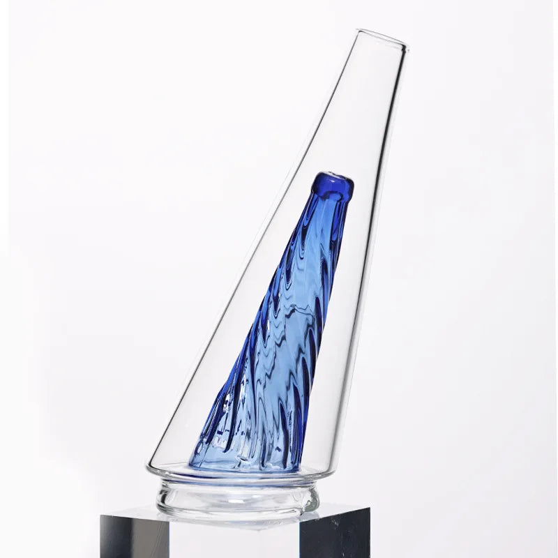 Colored Crystal Vase Home Glass Decorations Mini Glass Vase Desk Ornament For Flowers