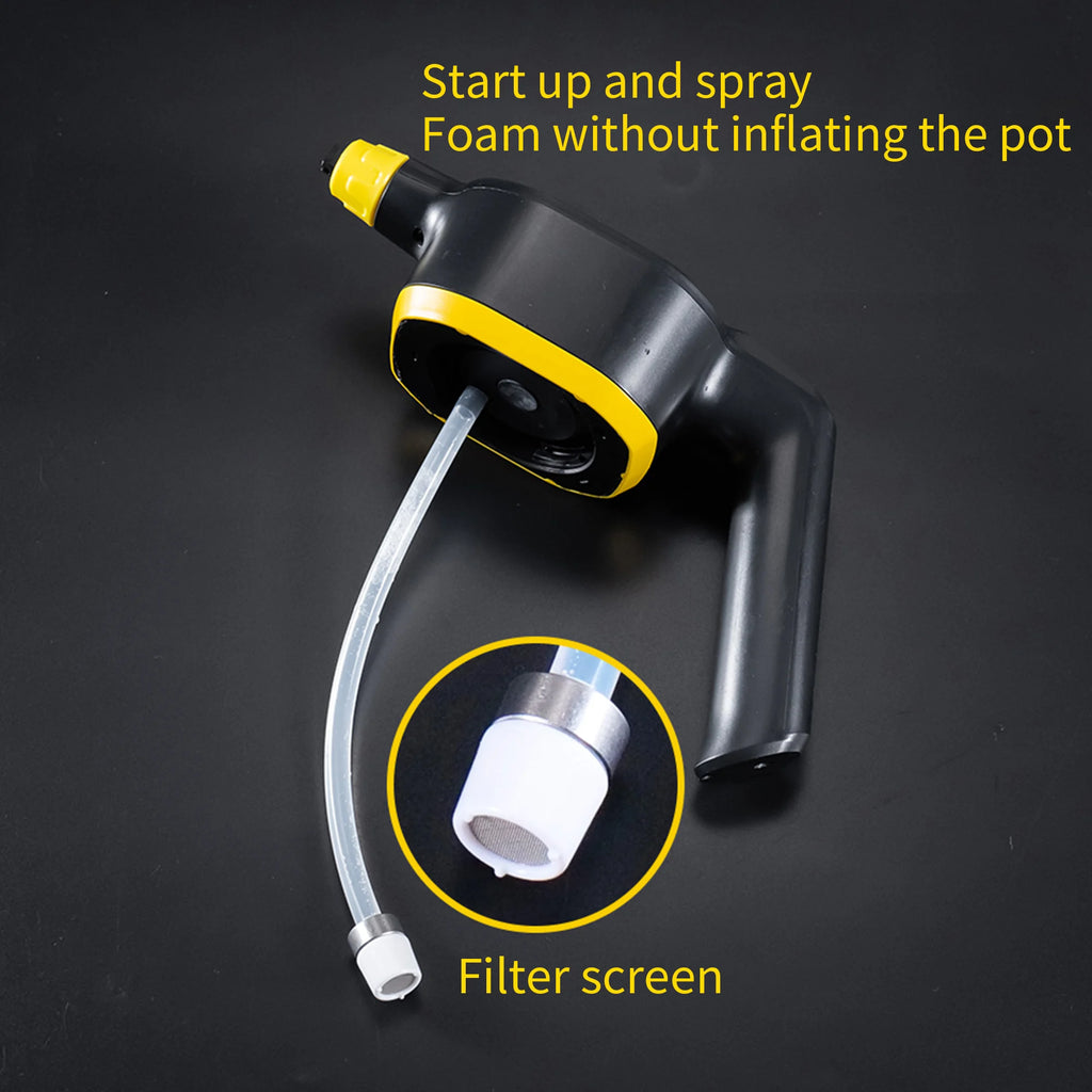 Electric Foam Sprayer Car Wash Motorcycle Clean Detailing Snow  Cannon High Pressure Water Gun  Generator Lance Wap Manual