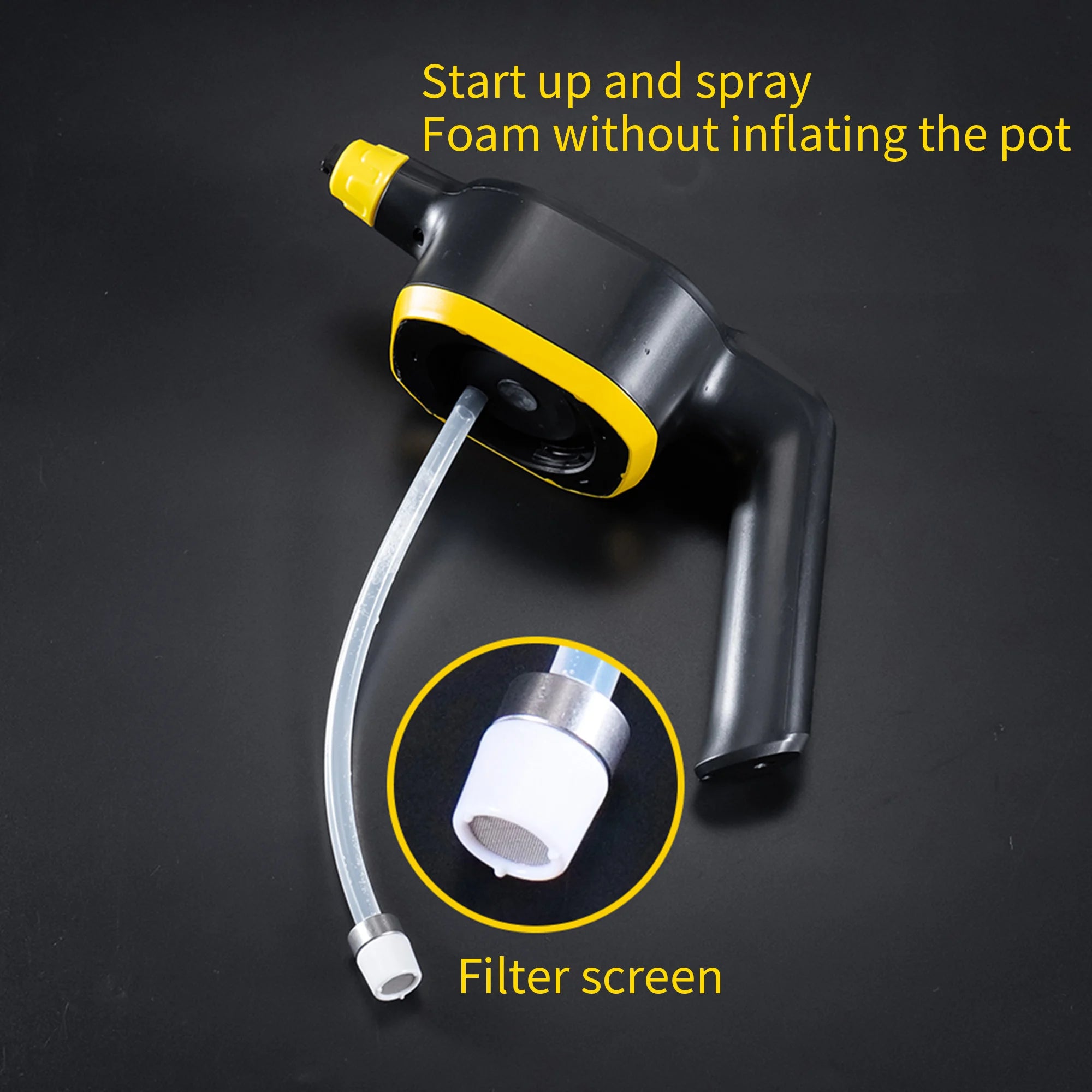 Electric Foam Sprayer Car Wash Motorcycle Clean Detailing Snow  Cannon High Pressure Water Gun  Generator Lance Wap Manual