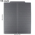 S/M/LSilicone Draining Board Mat Drying Pad Folding Heat  Machine Mat with Raised Edges Countertop Mats Dish for Kitchen Pot Cup
