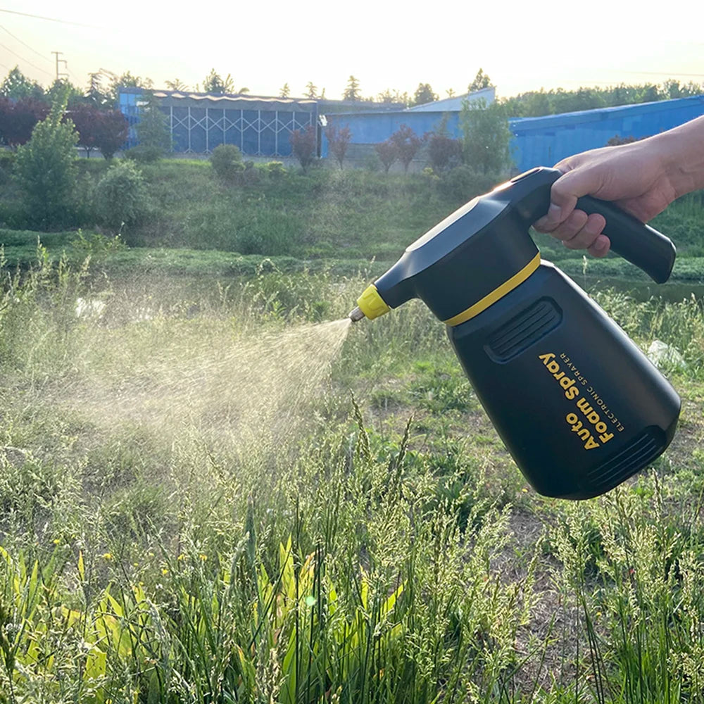Electric Foam Sprayer Car Wash Motorcycle Clean Detailing Snow  Cannon High Pressure Water Gun  Generator Lance Wap Manual