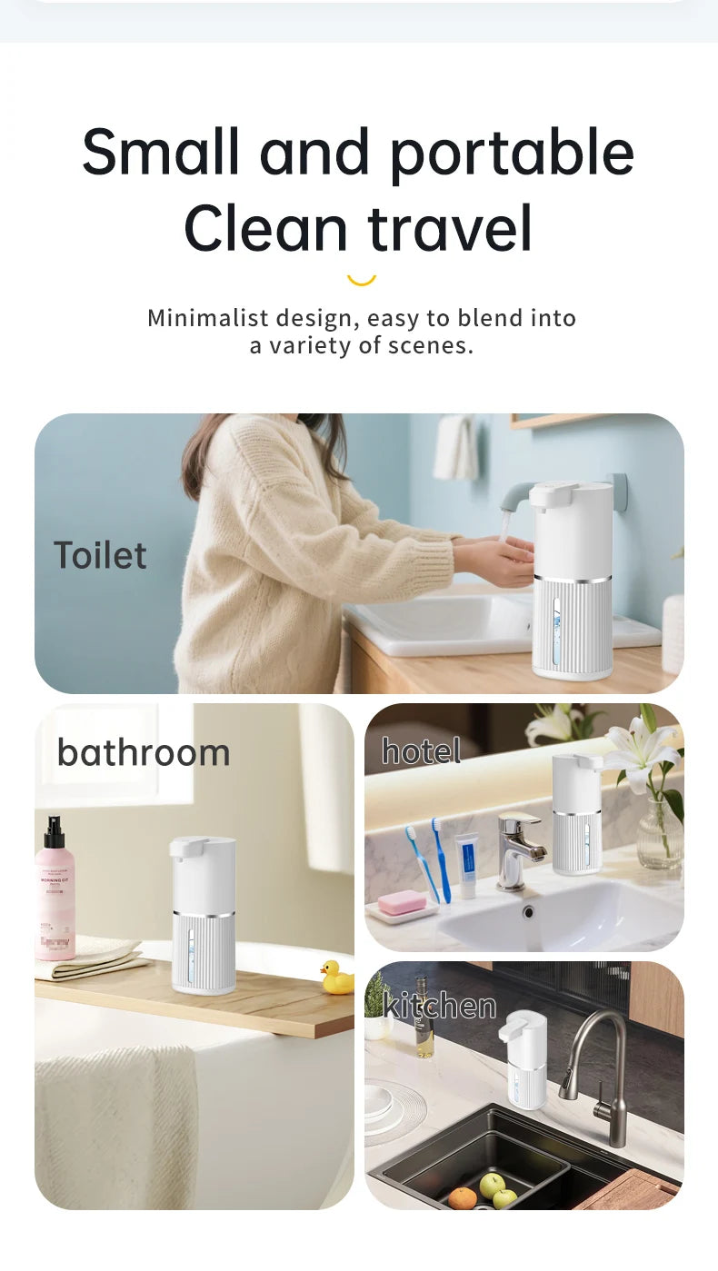 Automatic Touchless Foaming Soap Dispenser – Harbor Home Utility